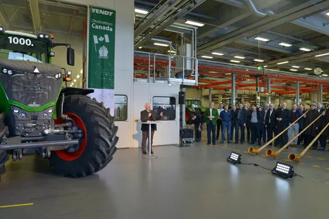 Deutlich früher als erwartet lief der 1000ste Fendt 1000 Vario am Mittwoch, 20. Dezember 2017, vom Band.