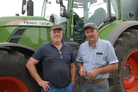 Ein echter Fendt Fan aus Holland: Niek Veldhuizen.