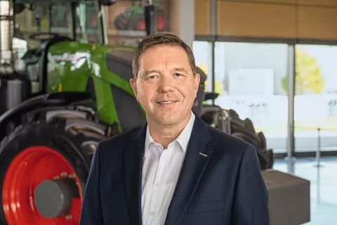 Christoph Gröblinghoff, Vorsitzender der Geschäftsführung Fendt vor Fendt Traktor