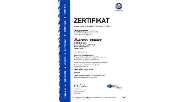 Zertifikat Arbeits- und Gesundheitsschutz-Managementsystem OHSAS 18001