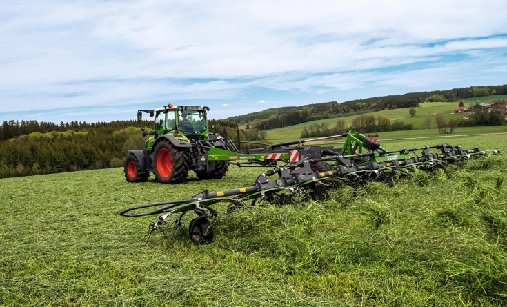 Grünfutterernte mit dem Fendt Lotus 1250