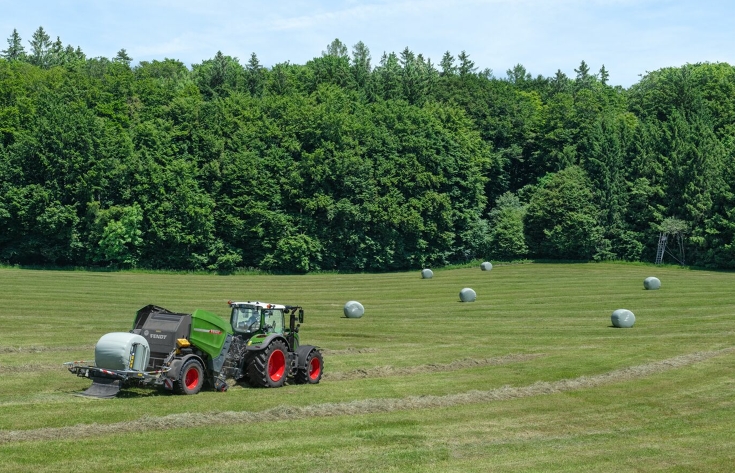 Grünfutterernte mit der Fendt Rotana Combi