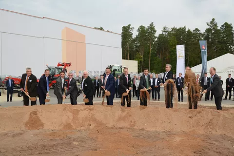 The ceremony for the plant expansion in Feucht