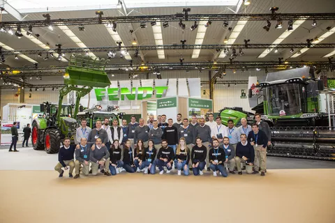 Fendt Team auf der FIMA