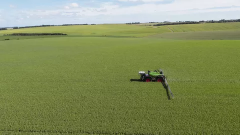 Fendt Rogator im Einsatz auf dem Feld