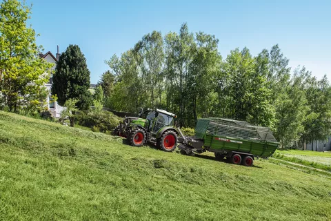 Fendt 200 Vario mit dem Fendt Tigo