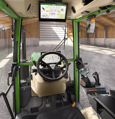 Fahrerkabine des Fendt 200 VFP Vario