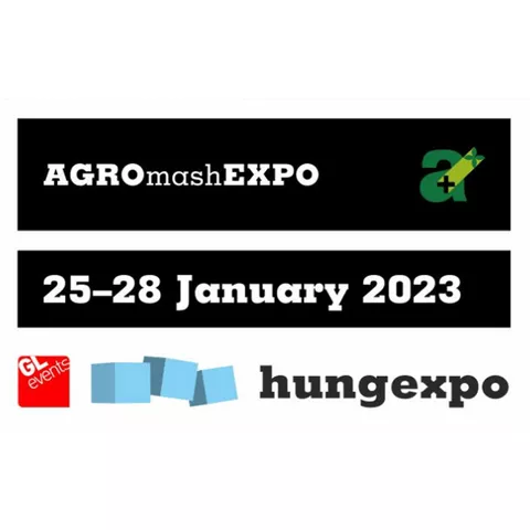 AgroMash Expo Logo including date January 25-28 2023