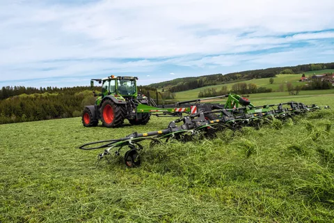 Grünfutterernte mit dem Fendt Lotus 1250