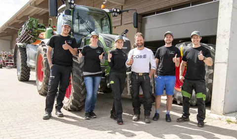 Einsatzteam am Aktionstag #TEAMFENDT