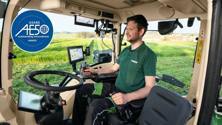 Fendt ErgoSteer in einem Fendt Traktor eingebaut