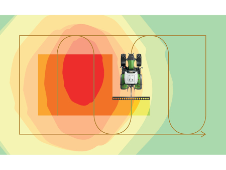 ISOBUS-funktionalitet Fendt Variable Rate Control med pletsprøjtning