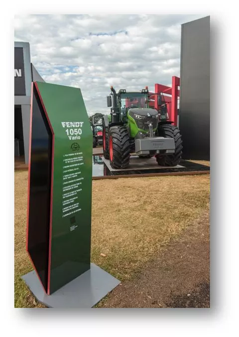 El Fendt 1050 por primera vez en Brasil.