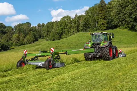 Cortadora Fendt en uso