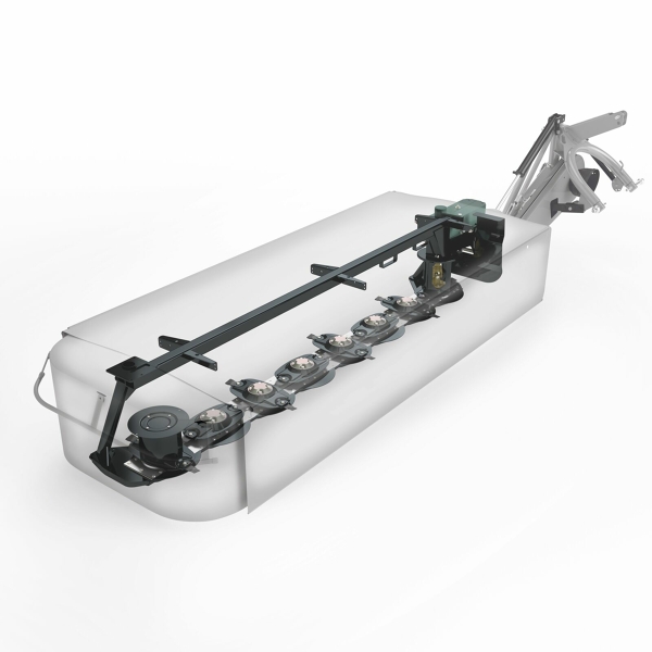 Primer plano del bastidor portante de la Fendt Slicer.