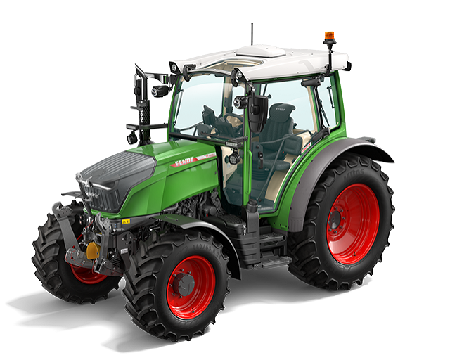 vue latérale du Fendt 200 Vario dégagé