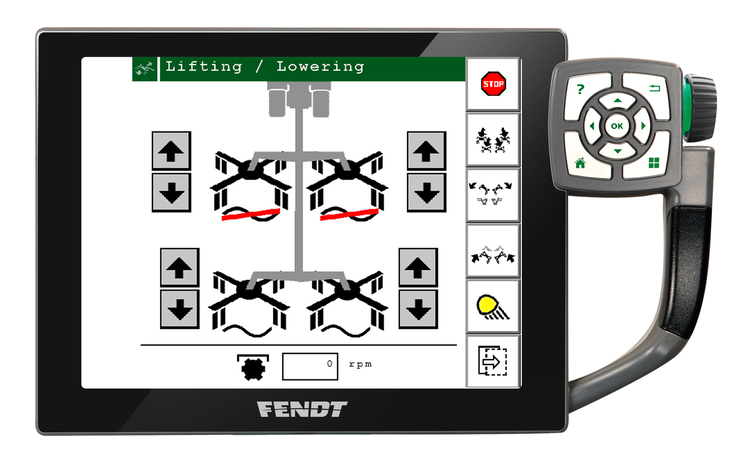 Fendt Former vezérlése ISOBUS-kompatibilis monitorokkal