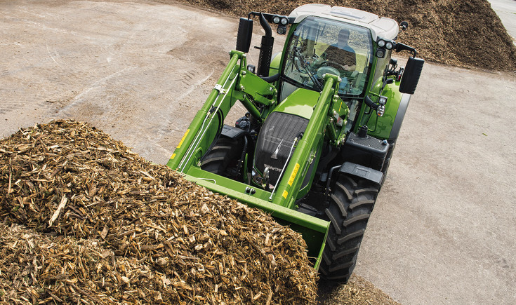 Fendt Cargo homlokrakodó, apríték