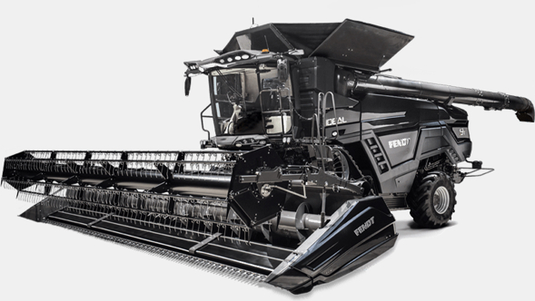 Picture of a black Fendt Ideal in the virtual showroom