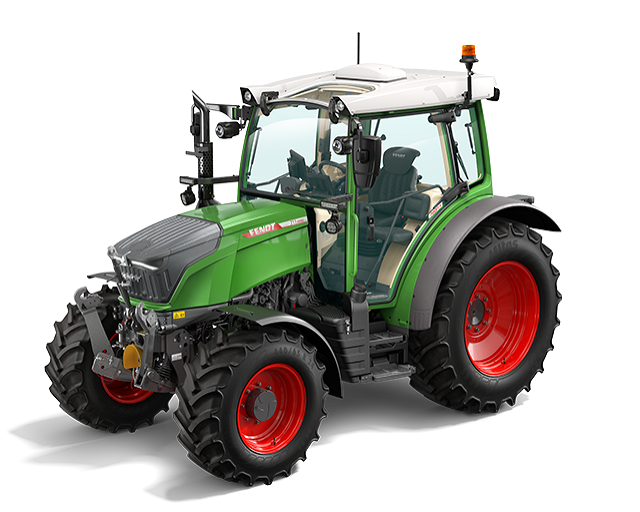 Cropped Fendt 200 Vario in side view