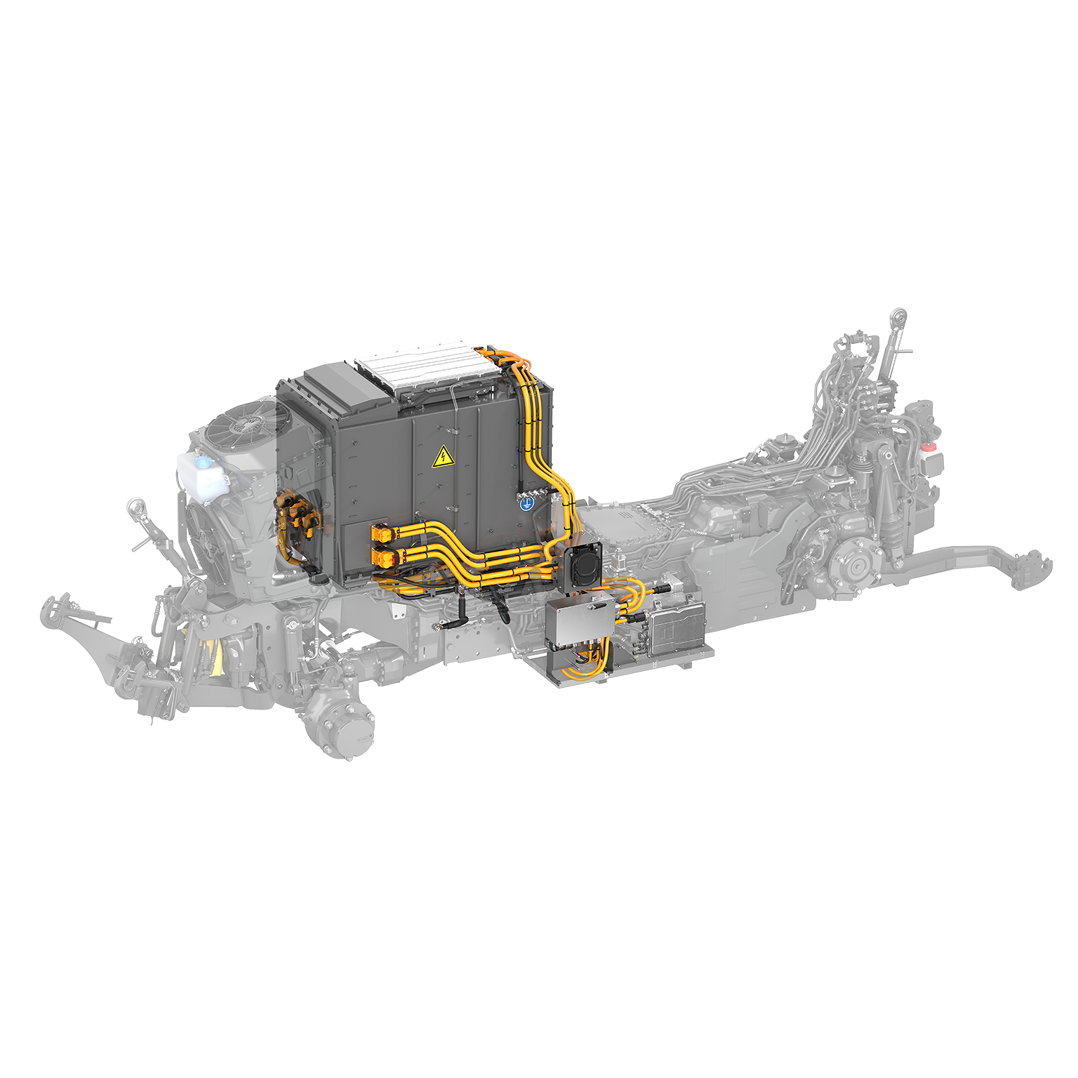 CGI Close-up of the Fendt e100 V Vario battery