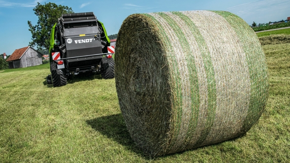 The net quality of a round bale is assessed independently of the baler in the Fendt Rotana round balers and receives consistently positive ratings.