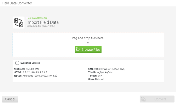 Illustration of a digital view of the field data converter