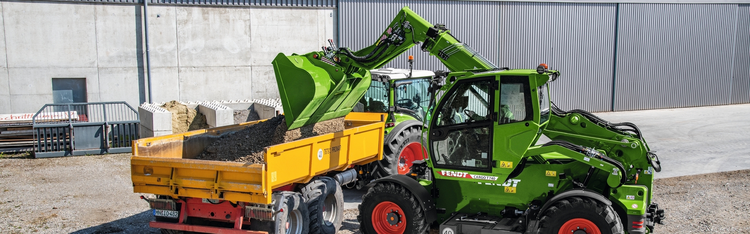 Fendt Cargo T740 darba laikā