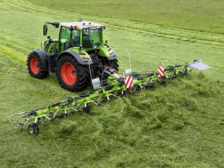 Fendt siena ārdītājs ātrai un tīrai lopbarības žāvēšanai