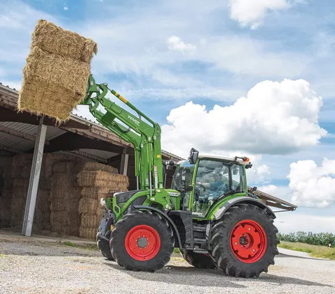 Ciągnik Fendt w akcji