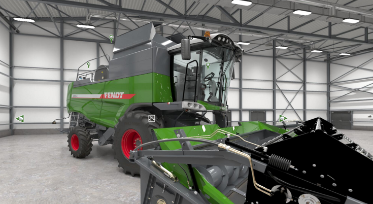 Fendt серії C у віртуальному виставковому залі Virtual Showroom