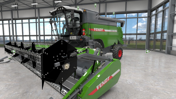 Fendt Corus500 у віртуальному виставковому залі Virtual Showroom