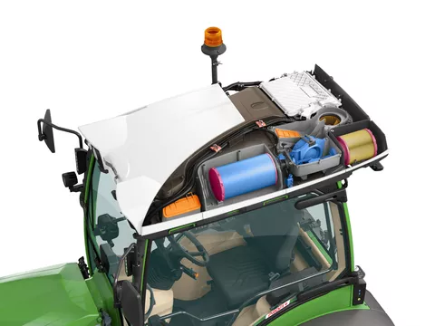 The Fendt 200 VFP Vario's new 4-pillar cab