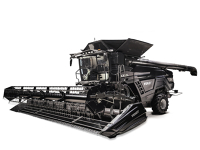 A black Fendt Ideal combine harvester