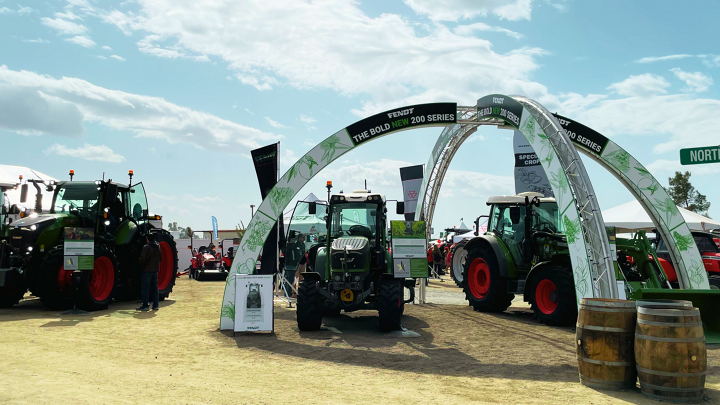 Fendt Tractors at Outdoor Farm Show